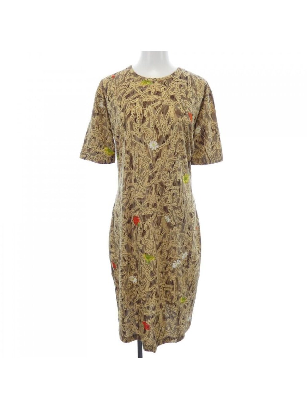 Hermes Vintage Lapins Dans Un Champ de Cut Dress